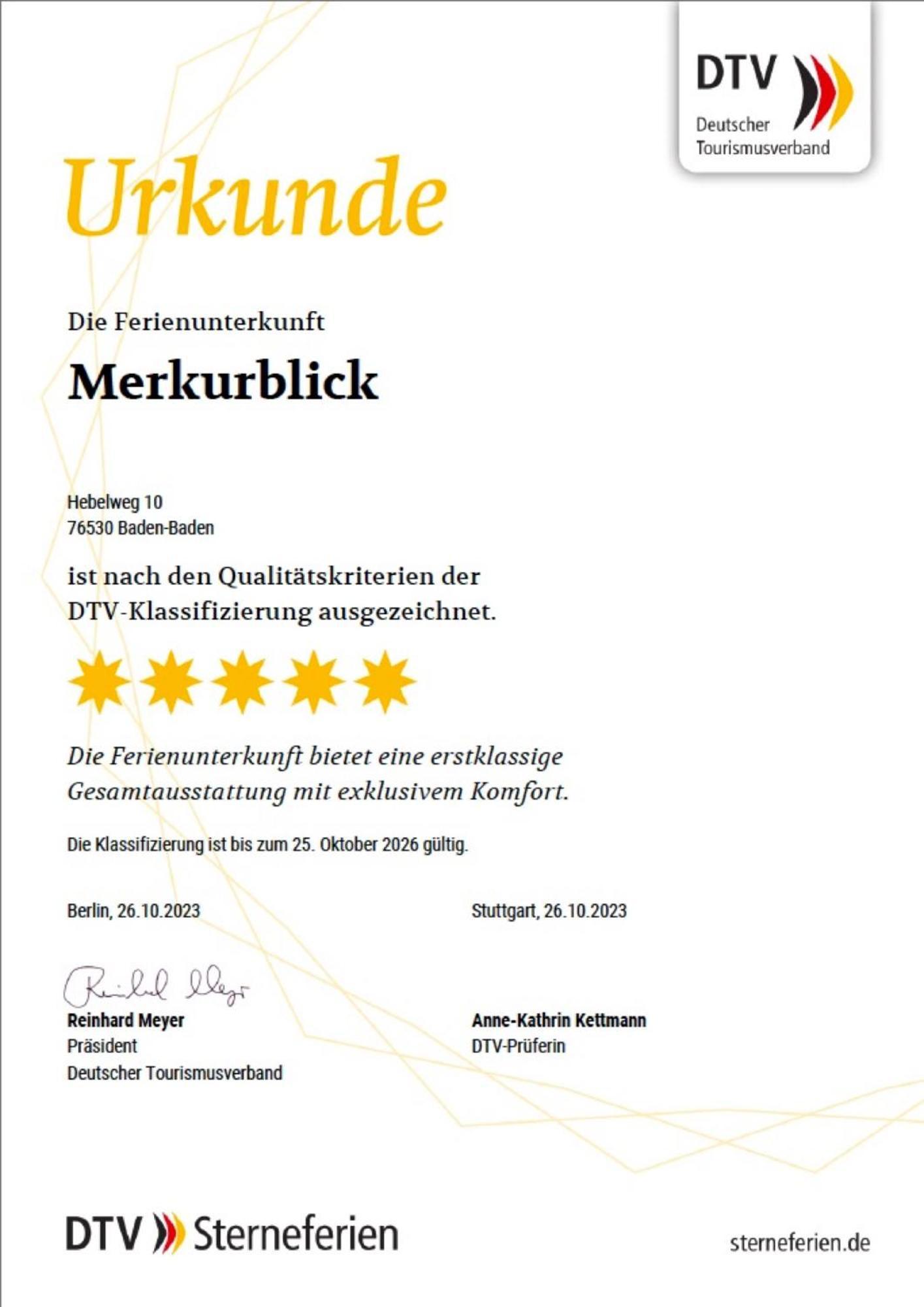 באדן-באדן Merkurblick מראה חיצוני תמונה